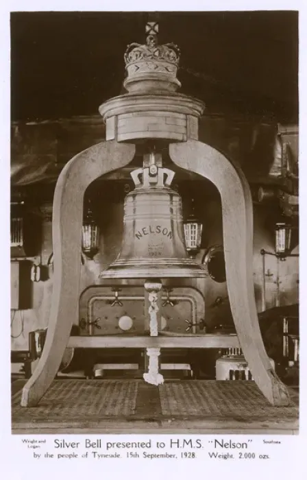 Framed Print : A solid silver bell presented to the HMS Nelson Framed Print : A solid silver bell presented to the HMS Nelson