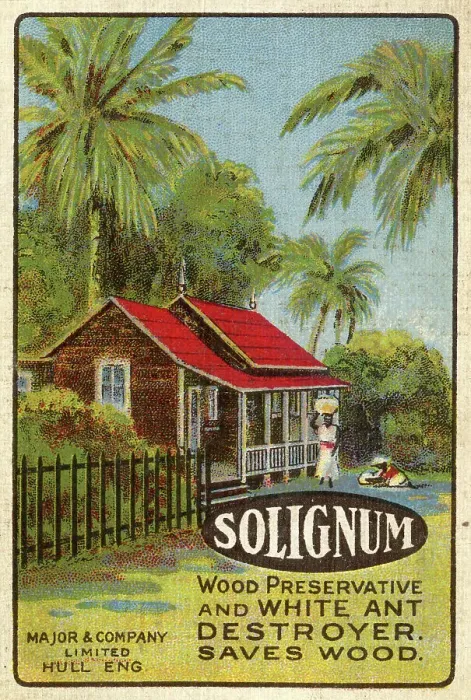 Framed Print : Solignum Wood Preservative and White Ant Destroyer Framed Print : Solignum Wood Preservative and White Ant Destroyer
