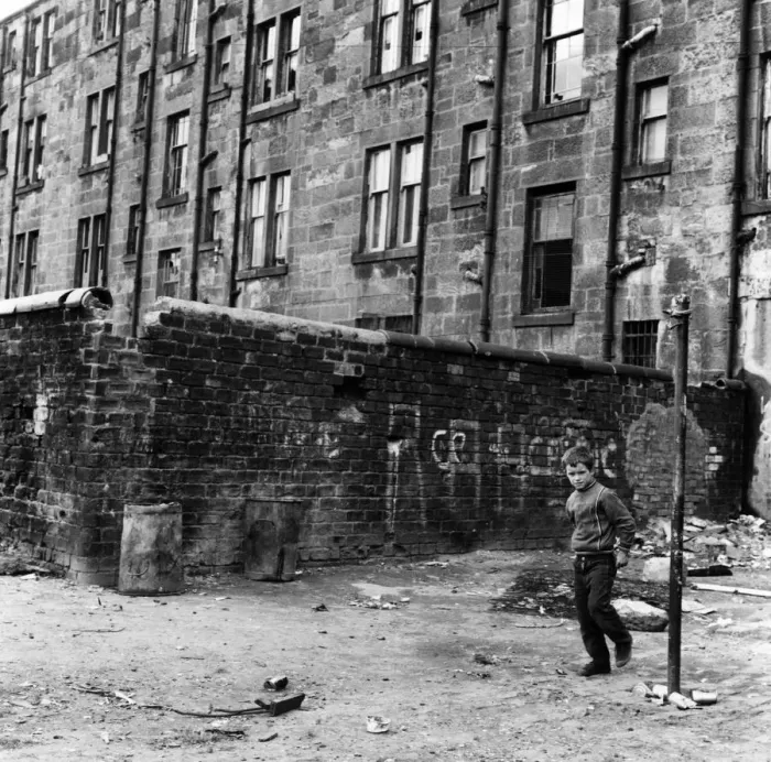 Framed Print : Solitary Boy / Glasgow Framed Print : Solitary Boy / Glasgow