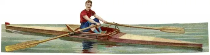 Framed Print : Solo Oarsman Framed Print : Solo Oarsman