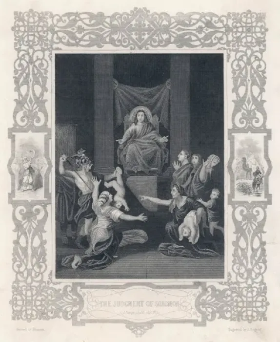 Framed Print : Solomon Judgment / Poussin Framed Print : Solomon Judgment / Poussin