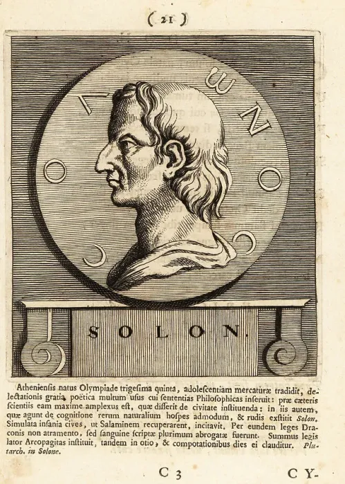 Framed Print : Solon, Athenian statesman, lawmaker and poet Framed Print : Solon, Athenian statesman, lawmaker and poet