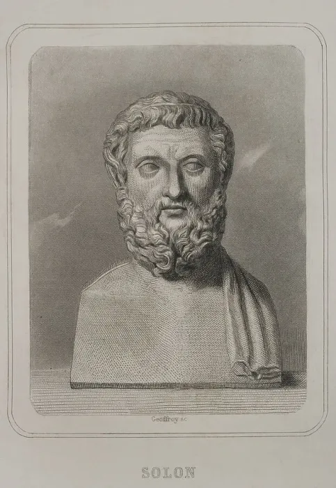 Framed Print : Solon (ca. 640 BC - ca. 558 BC) Framed Print : Solon (ca. 640 BC - ca. 558 BC)