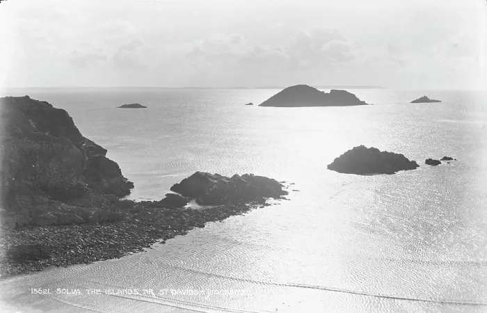 Framed Print : Solva and the Islands near St. Davids Framed Print : Solva and the Islands near St. Davids