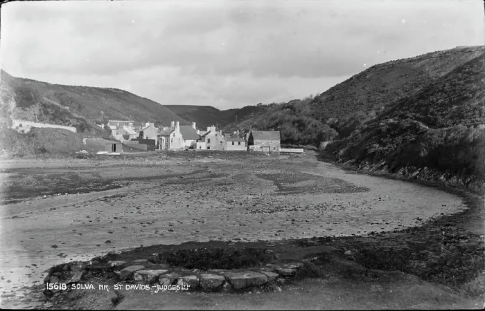 Framed Print : Solva Village Near St Davids Framed Print : Solva Village Near St Davids