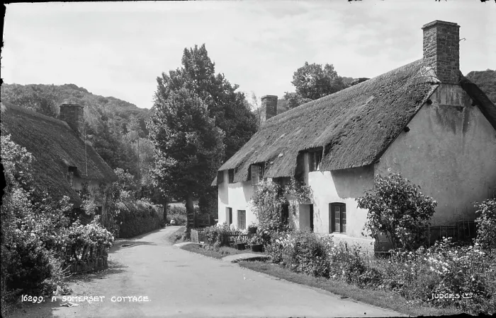 Framed Print : A Somerset Cottage Framed Print : A Somerset Cottage