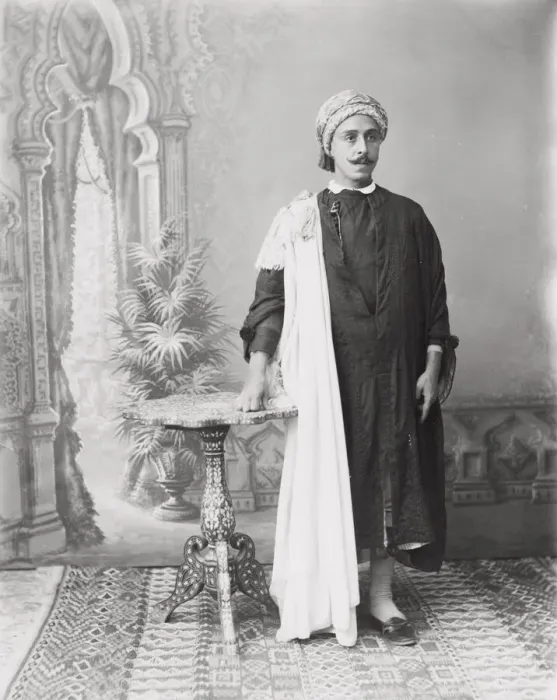Framed Print : Son of the Caid Tunisia, c. 1890. Garrigues studio