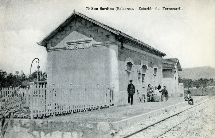 Framed Print : Son Sardina, Mallorca, Spain - Railway Station Framed Print : Son Sardina, Mallorca, Spain - Railway Station