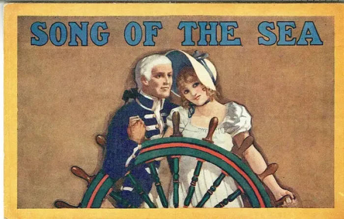 Framed Print : Song of the Sea by Arthur Wimperis & Lauri Wylie Framed Print : Song of the Sea by Arthur Wimperis & Lauri Wylie