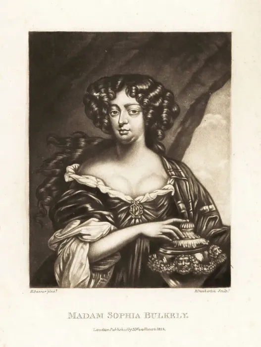 Framed Print : Sophia Bulkely, Scottish Jacobite courtier to Queen Mary of Mode Framed Print : Sophia Bulkely, Scottish Jacobite courtier to Queen Mary of Mode