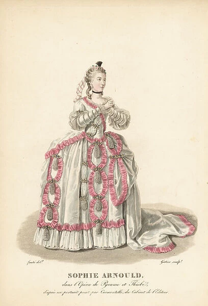 Sophie Arnould, French soprano in the opera
