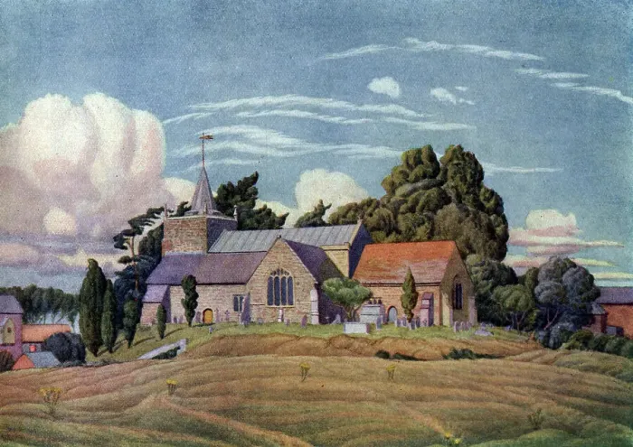 Framed Print : Sopley Church, Hampshire Framed Print : Sopley Church, Hampshire