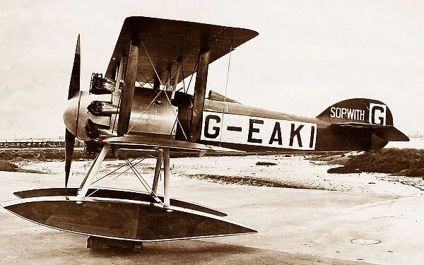 Sopwith aeroplane in the Schneider Cup 1919