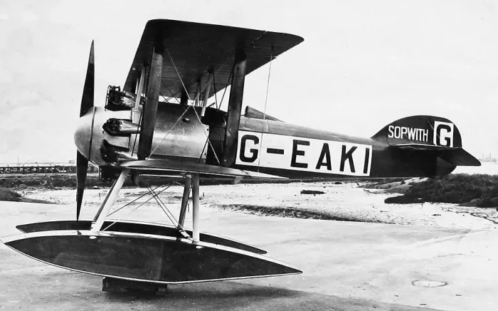 Framed Print : Sopwith biplane Schneider Cup in 1919 Framed Print : Sopwith biplane Schneider Cup in 1919