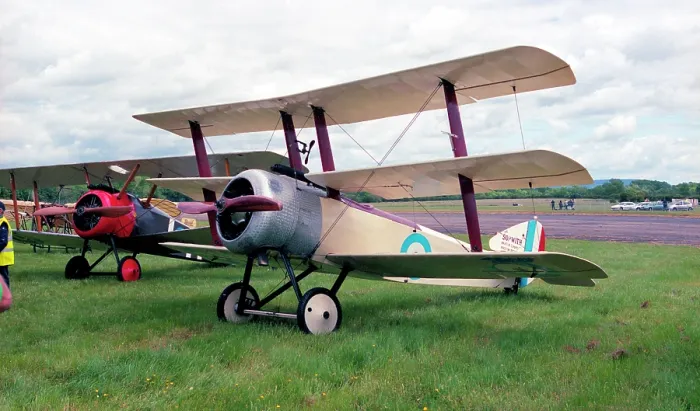 Framed Print : Sopwith LC-1T Triplane (Replica) G-BWRA Framed Print : Sopwith LC-1T Triplane (Replica) G-BWRA