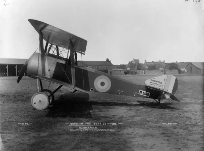 Framed Print : Sopwith Pup N5180 of the RNAS at Brooklands Side view Framed Print : Sopwith Pup N5180 of the RNAS at Brooklands Side view