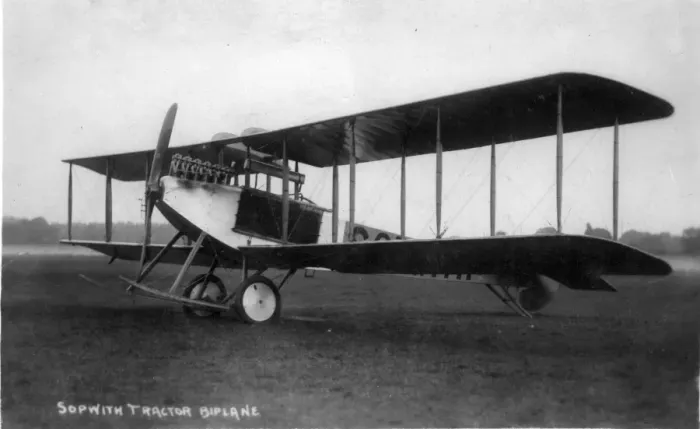 Framed Print : Sopwith Tractor Biplane - landplane version Framed Print : Sopwith Tractor Biplane - landplane version