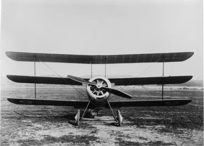 Framed Print : Sopwith Triplane front, (on the ground) Framed Print : Sopwith Triplane front, (on the ground)