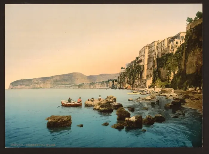 Framed Print : Sorrento by the sea, Naples, Italy Framed Print : Sorrento by the sea, Naples, Italy