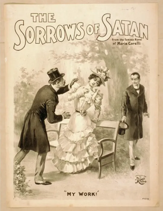 Framed Print : The sorrows of Satan from the famous novel of Marie Corelli Framed Print : The sorrows of Satan from the famous novel of Marie Corelli