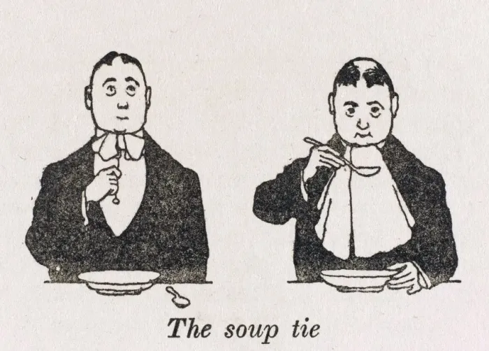 Framed Print : Soup tie / W H Robinson Framed Print : Soup tie / W H Robinson