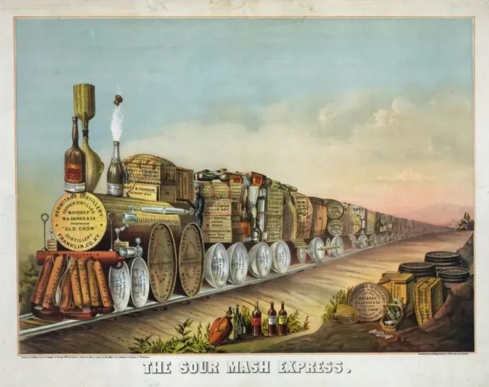 Framed Print : The sour mash express Framed Print : The sour mash express