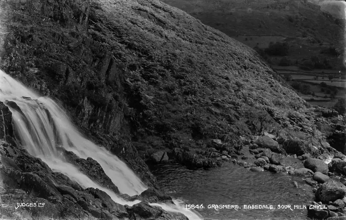 Framed Print : Sour Milk Gill Waterfall Framed Print : Sour Milk Gill Waterfall