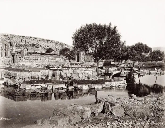 Framed Print : Source of the Barada River at Baalbek, Baalbec, Lebanon Framed Print : Source of the Barada River at Baalbek, Baalbec, Lebanon