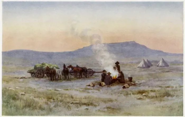 Framed Print : South Africa / Camp 1905 Framed Print : South Africa / Camp 1905