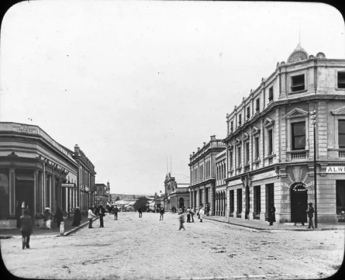 Framed Print : South Africa Cape Colony - King Williamstown Street Framed Print : South Africa Cape Colony - King Williamstown Street