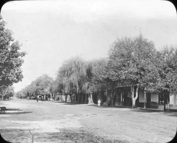 Framed Print : South Africa Cape Colony - Wide Dusty Street Framed Print : South Africa Cape Colony - Wide Dusty Street