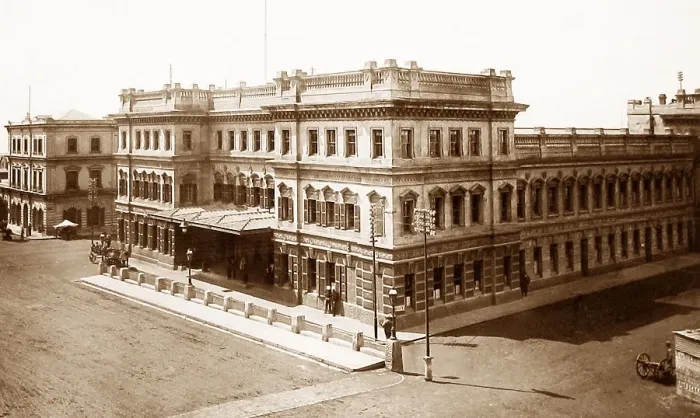 Framed Print : South Africa Cape Town Railway Station pre-1900 Framed Print : South Africa Cape Town Railway Station pre-1900