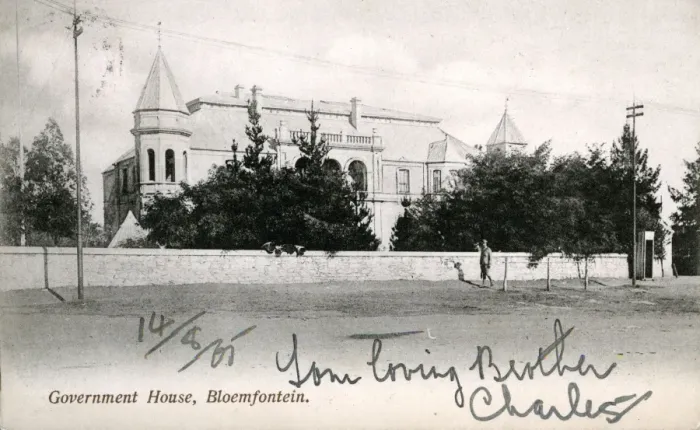 Framed Print : South Africa - Government House, Bloemfontein Framed Print : South Africa - Government House, Bloemfontein