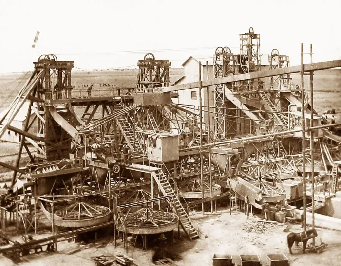 Framed Print : South Africa KimberleyDe Beers Diamond Mine washing plant