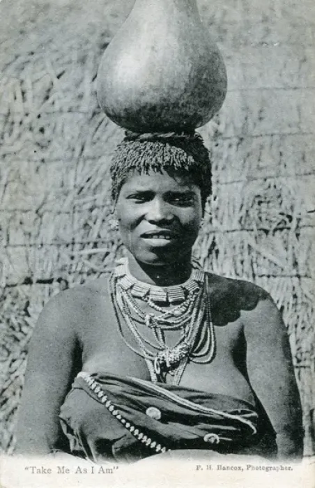 Framed Print : South Africa - Native South African in Traditional Dress Framed Print : South Africa - Native South African in Traditional Dress