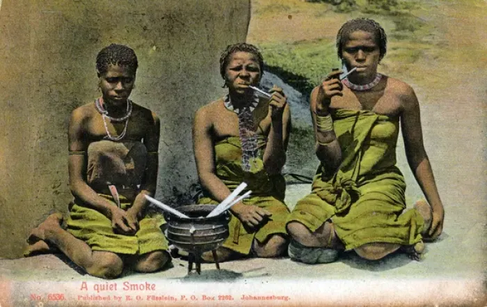 Framed Print : South Africa - Native South Africans in Traditional Dress Framed Print : South Africa - Native South Africans in Traditional Dress