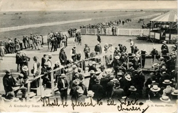 Framed Print : South Africa - Race Meeting, Kimberley