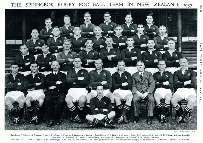 Framed Print : South Africa Springbok Rugby Team in New Zealand Framed Print : South Africa Springbok Rugby Team in New Zealand