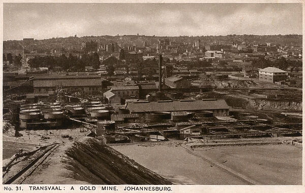 South Africa - Transvaal - A Gold Mine, Johannesburg