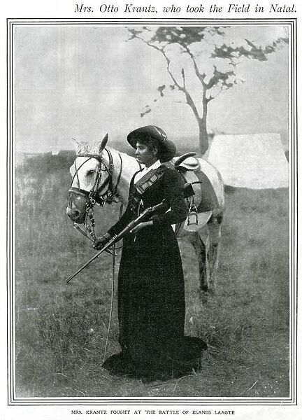 South African female soldier in the Boer War 1900