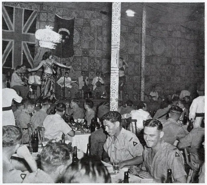 Framed Print : South African soldiers at the Alamein Club, Cairo, Egypt