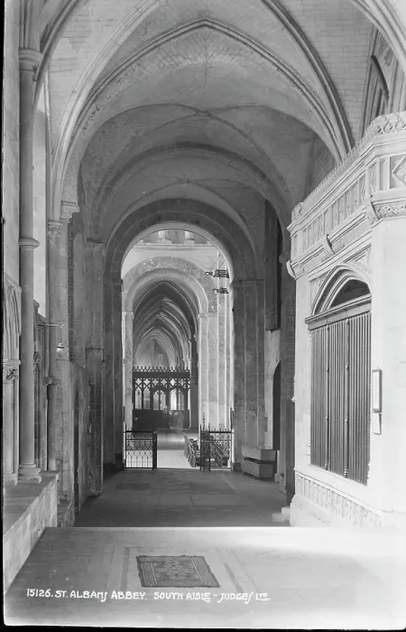 Framed Print : South Aisle of St. Albans Abbey Framed Print : South Aisle of St. Albans Abbey