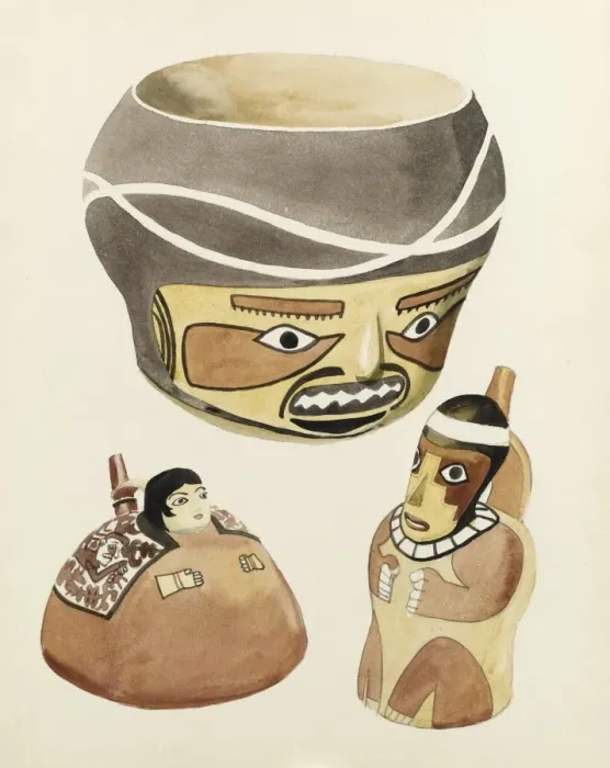 Framed Print : South American ceramics Framed Print : South American ceramics
