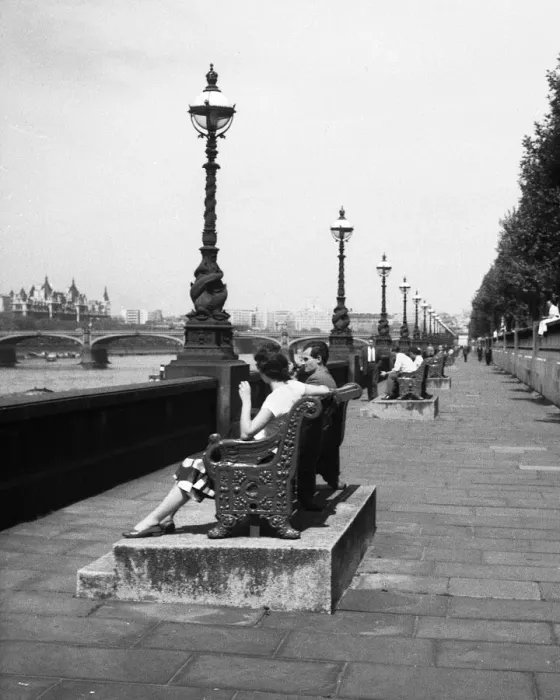 Framed Print : South Bank, Westminster, London Framed Print : South Bank, Westminster, London