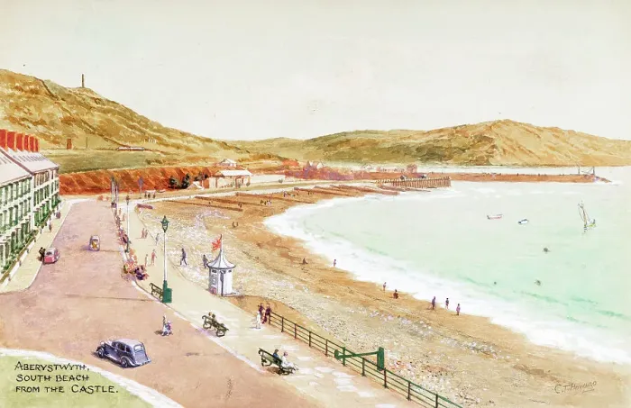 Framed Print : South Beach, Aberystwyth, West Wales Framed Print : South Beach, Aberystwyth, West Wales