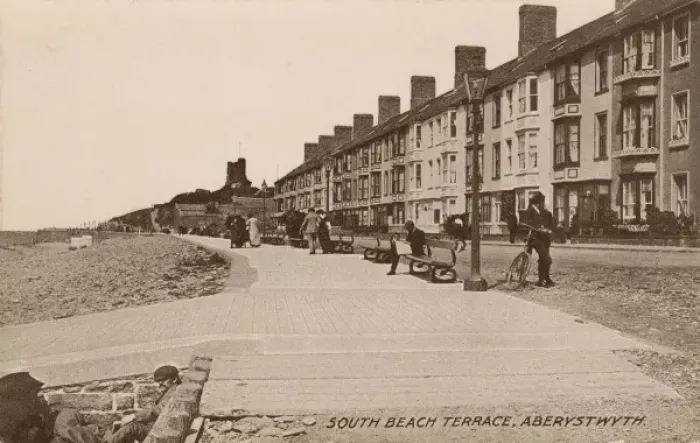 Framed Print : South Beach Terrace, Aberystwyth, Wales Framed Print : South Beach Terrace, Aberystwyth, Wales