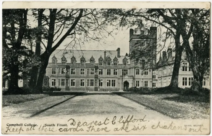 Framed Print : South Front of Campbell College, Belfast, Northern Ireland Framed Print : South Front of Campbell College, Belfast, Northern Ireland