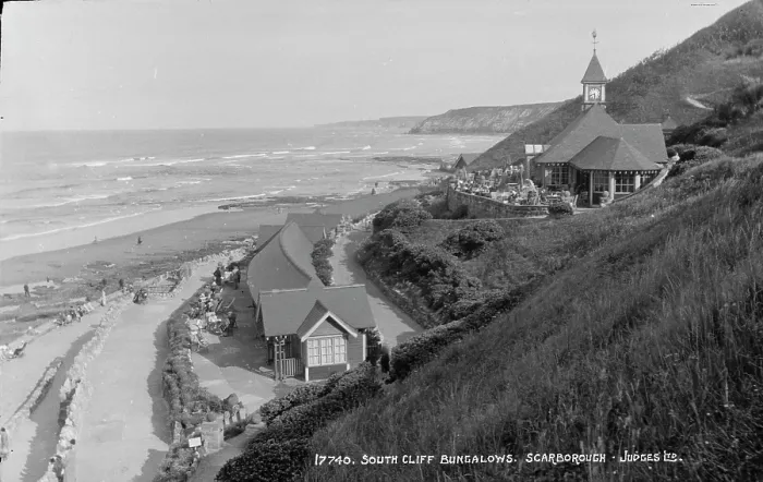 Framed Print : South Cliff Bungalows Framed Print : South Cliff Bungalows