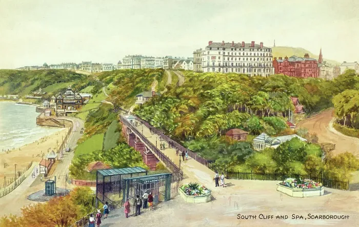 Framed Print : South Cliff and Spa, Scarborough, North Yorkshire Framed Print : South Cliff and Spa, Scarborough, North Yorkshire