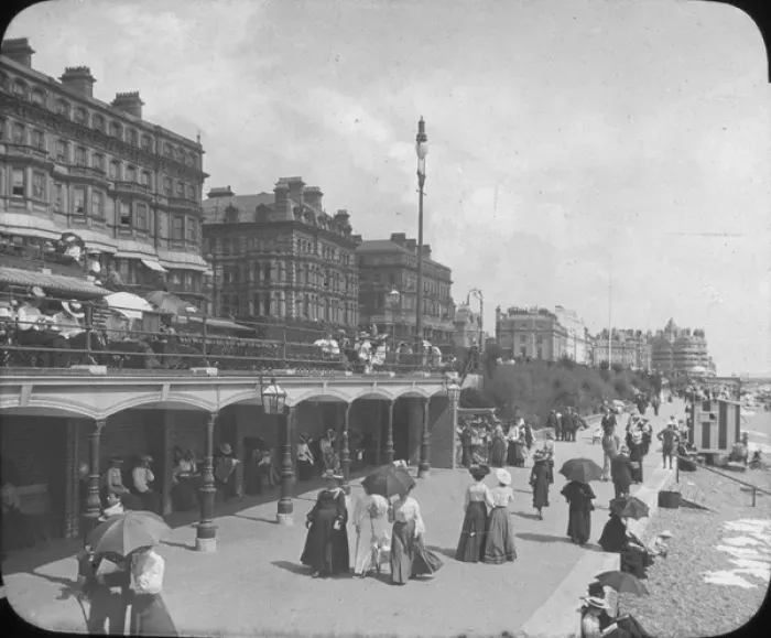 Framed Print : South Coast of England - Eastbourne Parades Framed Print : South Coast of England - Eastbourne Parades
